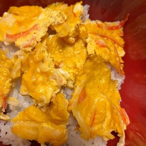 簡単料理！だけど喜ばれる☆かにたま丼